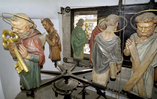 il corteo degli apostoli orologio astronomico Praga